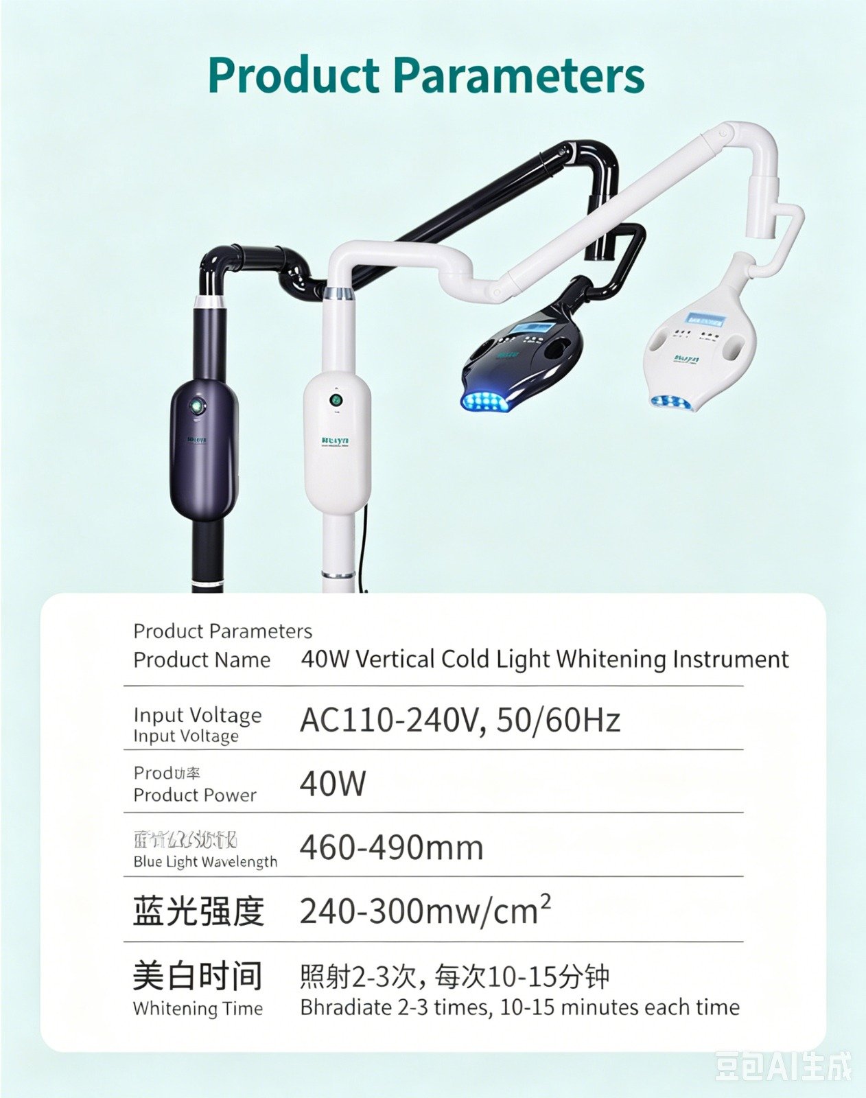 Osway 40W High Power 8 LED Whitening Device - Image 2